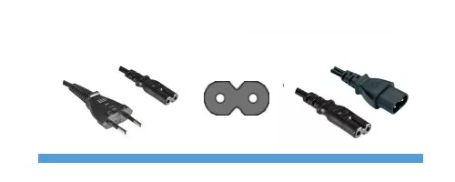 2 pin power cord C7 and C17